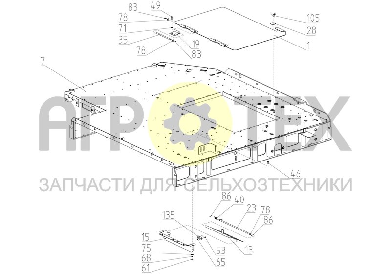 Чертеж Крыша (S300.30.13.000А-02)